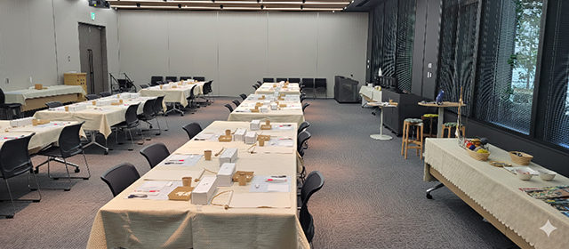 余り布で作るオーナメントワークショップの画像